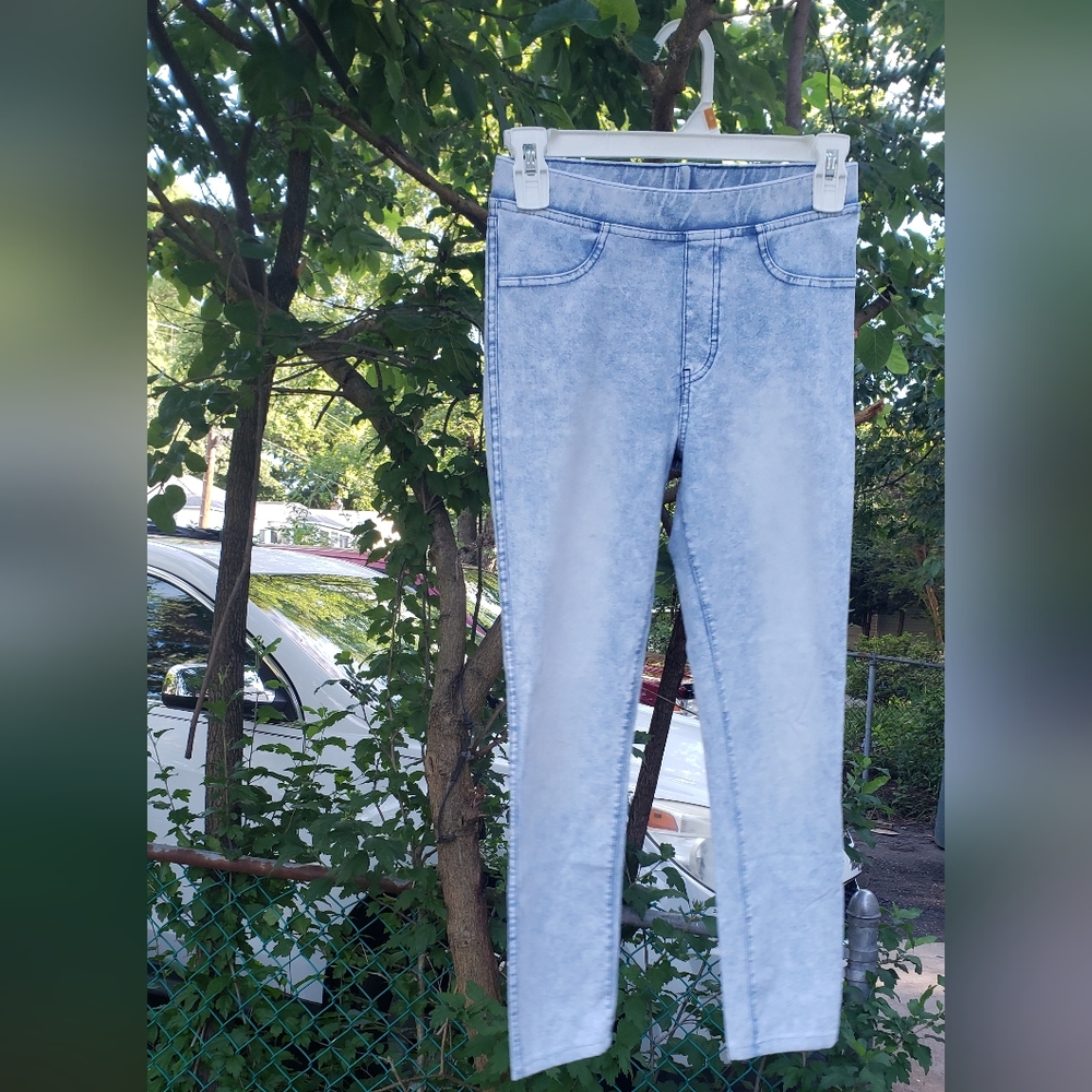 Girls blue jeggings